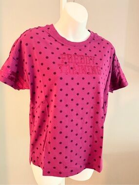 FREDDY Milan Lot of 2 Shimmering Polka Dot Freddy Training Tees Sz XS/S NEW $280